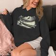 Canoe Tripper Loading Portage Pack First Light Unisex Hoodie
