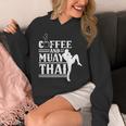 Coffee And Muay Thai Martial Arts Boxing Hobby Fighter Unisex Hoodie