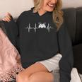 Drum Kit Cardiogram Drum Musician ECG Unisex Hoodie