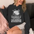 Drummer Drum Kit Saying Drummer Unisex Hoodie