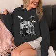Drums Drum Kit Music Unisex Hoodie Drums Drum Kit Music Unisex Hoodie