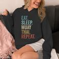 Eat Sleep Muay Thai Repeat Thai Boxing Unisex Hoodie Eat Sleep Muay Thai Repeat Thai Boxing Unisex Hoodie