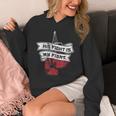 His Fight Is My Fight Muay Thai Kickboxer Fan Boxing Unisex Hoodie