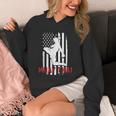 Muay Thai American Flag Fighter Patriotic Unisex Hoodie