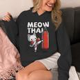 Muay Thai Cat Meow Thai Thai Boxing For Youth Muay Thai Unisex Hoodie Muay Thai Cat Meow Thai Thai Boxing For Youth Muay Thai Unisex Hoodie