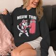 Muay Thai Cat Meow Thai Women Neko Costume Muay Thai Unisex Hoodie