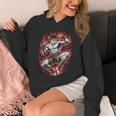 Muay Thai Elbow Strike Silhouette Minimal Clean Sport Unisex Hoodie