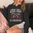 Muay Thai Fighter For Men Dad Boys Thai Kickboxing Fighting Unisex Hoodie