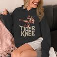 Muay Thai Fighter Tiger Knee Vintage Distressed Badge Unisex Hoodie Muay Thai Fighter Tiger Knee Vintage Distressed Badge Unisex Hoodie