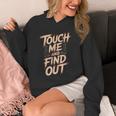 Muay Thai Fighter Touch Find Out Humor Warning Unisex Hoodie