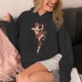 Muay Thai Girl Anime Japan Thaiboxer Kickboxing Muay Thai Unisex Hoodie