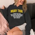 Muay Thai Martial Arts Combat Sports Unisex Hoodie