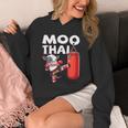 Muay Thai Moo Thai Thai Boxing For Youth Muay Thai Cow Unisex Hoodie Muay Thai Moo Thai Thai Boxing For Youth Muay Thai Cow Unisex Hoodie