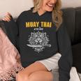 Muay Thai Sak Yant MMA Tattoo Tiger Lion Knife Martial Art Unisex Hoodie