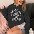 Muay Thai Thailand Vintage Tiger Fighter Training Small Unisex Hoodie