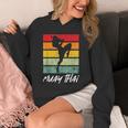Retro Muay Thai Vintage MMA Martial Arts Thailand Boxing Unisex Hoodie