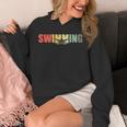 Retro Swimming Vintage Swimming Swimmer Unisex Hoodie