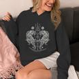 Sak Yant Thai Tattoo Twin Tiger For Muay Thai Fighter Boxing Unisex Hoodie