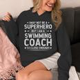 Superhero Swimming Coach Swimming Coach Humor Unisex Hoodie Superhero Swimming Coach Swimming Coach Humor Unisex Hoodie