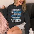 Swim Dad Voice Swimming Dad Of A Swimmer Father Unisex Hoodie