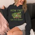 Swimmer Crocodile Swimming Humor How Fast You Can Swim Unisex Hoodie Swimmer Crocodile Swimming Humor How Fast You Can Swim Unisex Hoodie