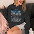 Swimmers Facts Swimming Swim Coach Men Women Graphic Small Unisex Hoodie