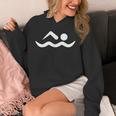 Swimming Icon Unisex Hoodie