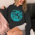 Swimming Quote For Swimmers Swim Team Eat My Bubbles Unisex Hoodie