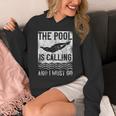Swimming Swimmer Swim The Pool Is Calling Vintage Unisex Hoodie Swimming Swimmer Swim The Pool Is Calling Vintage Unisex Hoodie