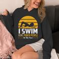 Swimming Swimmer Swim Team So I Don't Punch Unisex Hoodie