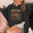 Vintage Muay Thai Flag Thailand Thai Boxing Fighter Unisex Hoodie Vintage Muay Thai Flag Thailand Thai Boxing Fighter Unisex Hoodie