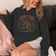 Vintage Muay Thai Wai Kru Thai Boxing Ritual Art Crocodile Unisex Hoodie