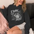 Women's Drum Kit I Destroy Silence Art Unisex Hoodie