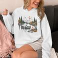 Canoe Ghost Camping Ghost Lake Halloween Spooky Fall Camping Unisex Hoodie