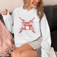 Drum Kit Percussion For Drummer Percussionist Musician Unisex Hoodie Drum Kit Percussion For Drummer Percussionist Musician Unisex Hoodie