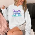 Drum Kit Set Drummer Premium Tri-Blend Unisex Hoodie Drum Kit Set Drummer Premium Tri-Blend Unisex Hoodie