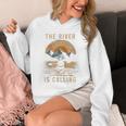 Kayak Kayak Vintage Mountains Canoe Kayak Raglan Baseball Tee Unisex Hoodie
