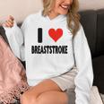 I Love Breaststroke Heart Swim Swimmer Pool Swimming Unisex Hoodie I Love Breaststroke Heart Swim Swimmer Pool Swimming Unisex Hoodie
