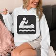 Outdoors Water Sports Canoe Canoeist Raglan Baseball Tee Unisex Hoodie