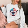Swimming United States Shirt With American Flag Swimming Unisex Hoodie