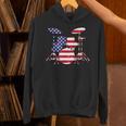 American Flag Drum Kit Patriotic US Drum Art Unisex Hoodie American Flag Drum Kit Patriotic US Drum Art Unisex Hoodie