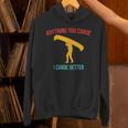Anything You Canoe I Canoe Better Vintage Quote Sleeveless Unisex Hoodie