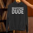 Breaststroke Swimming Dude Distressed Swim Swimmer Pool Unisex Hoodie