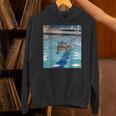 Competitive Swim Team Funny Kitty Cat Swimming Unisex Hoodie Competitive Swim Team Funny Kitty Cat Swimming Unisex Hoodie