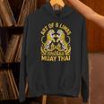 Cute Muay Thai Art For Men Women Kids Muay Thai Lovers Unisex Hoodie