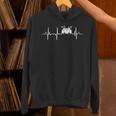 Drum Kit Cardiogram Drum Musician ECG Unisex Hoodie