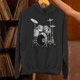 Drums Drum Kit Music Unisex Hoodie Drums Drum Kit Music Unisex Hoodie