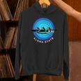Kai Outrigger Canoe Hawaii Aloha State Paddling Retro Unisex Hoodie