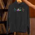 Kayaking Heartbeat Tie Dye Canoe Boating Kayaks Unisex Hoodie