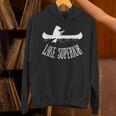 Lake Superior Bear Canoe Upper Peninsula For Yooper Unisex Hoodie Lake Superior Bear Canoe Upper Peninsula For Yooper Unisex Hoodie